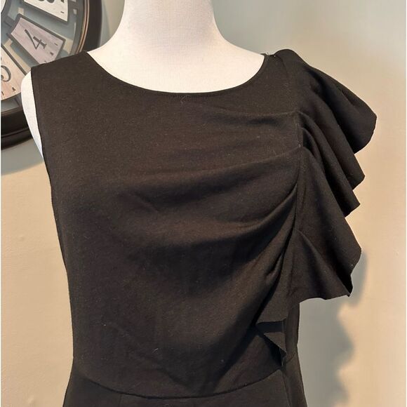 Banana Republic Women’s Black Career/Cocktail Sheath Stretch Dress, Size 4 - Picture 7 of 10